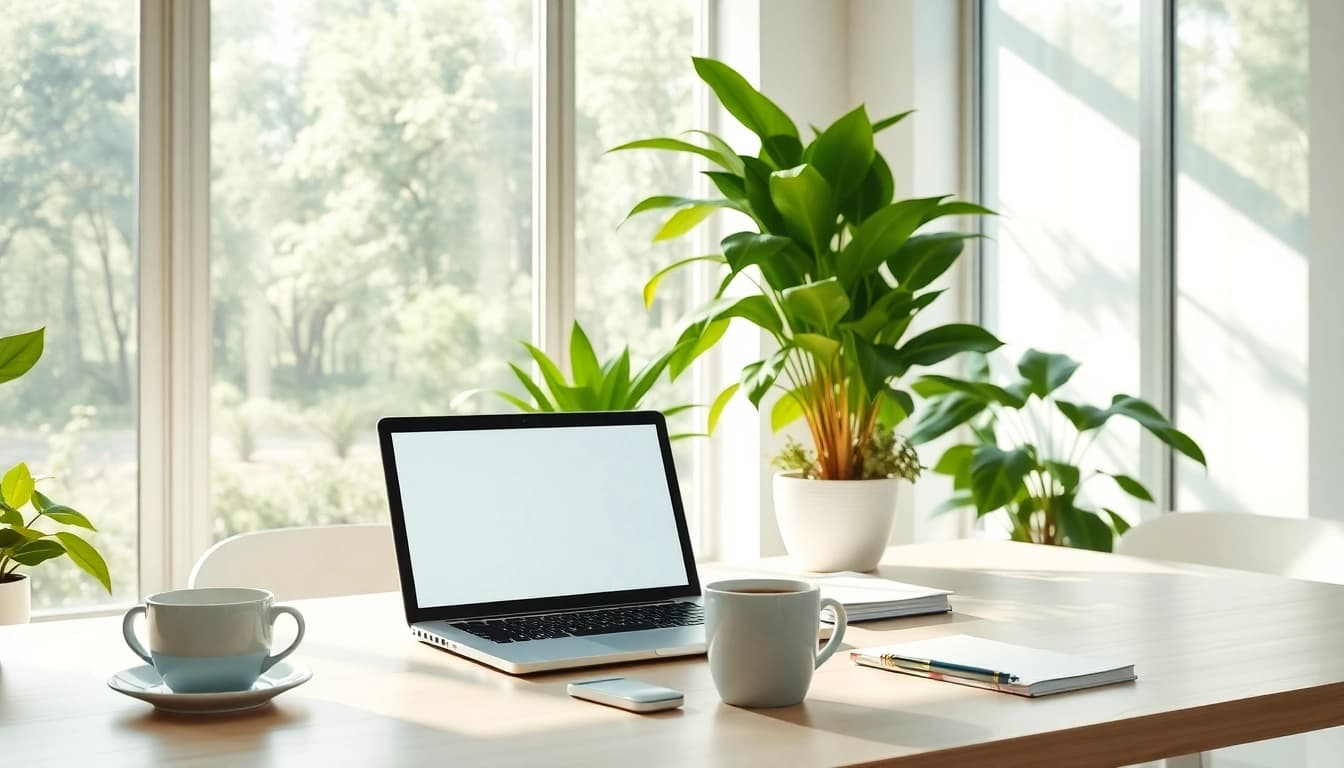 Boost focus and energy at https://amc-essentials.com/ with a bright and inviting workspace design.