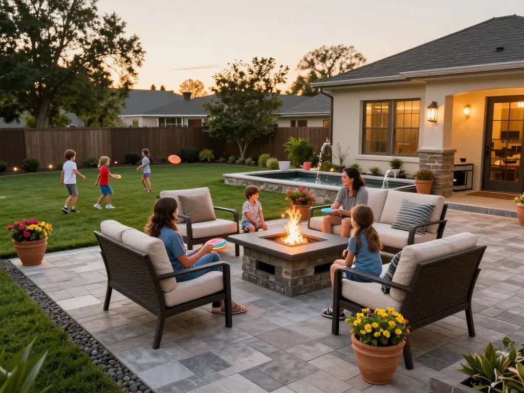 Paver contractors near me transforming backyards into elegant outdoor living spaces with beautiful patios.