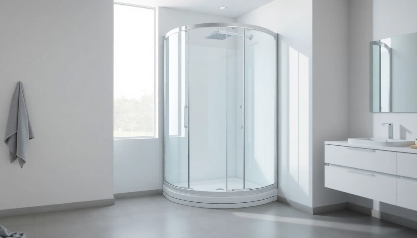 Erleben Sie die Eleganz der sonni Duschkabine in einem modernen Badezimmer mit stilvollem Design.