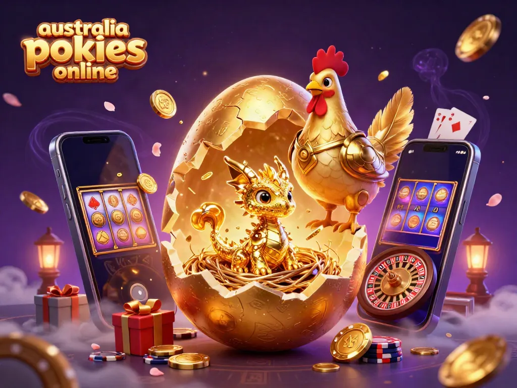 Experience the excitement of australia pokies online with a golden dragon and dynamic casino elements.