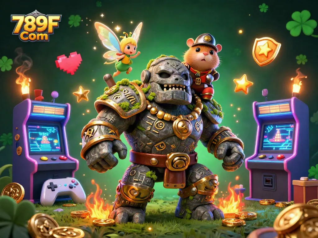 Experience thrilling gameplay with 789F Com's lively casino fantasy in an enchanting illustration.
