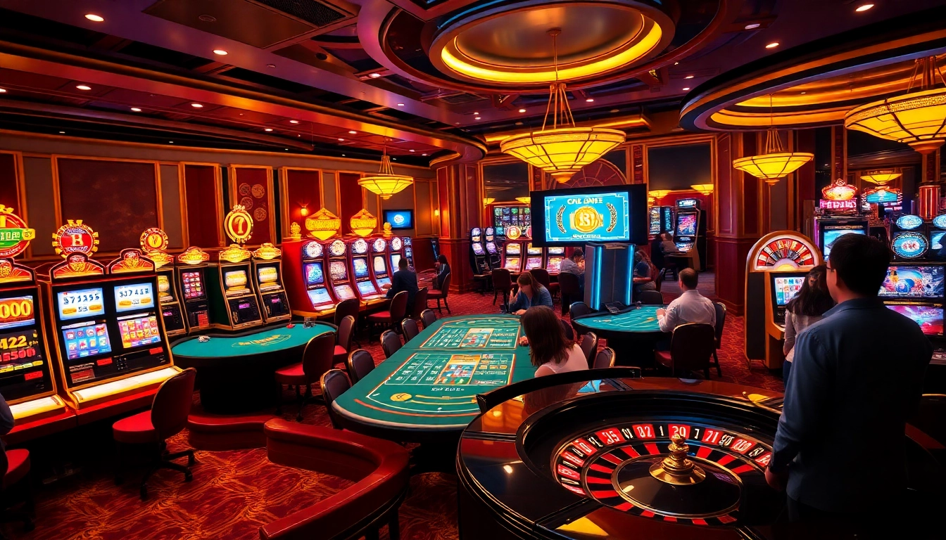 Experience the excitement of the best crypto casinos with vibrant gaming elements and a glamorous atmosphere.