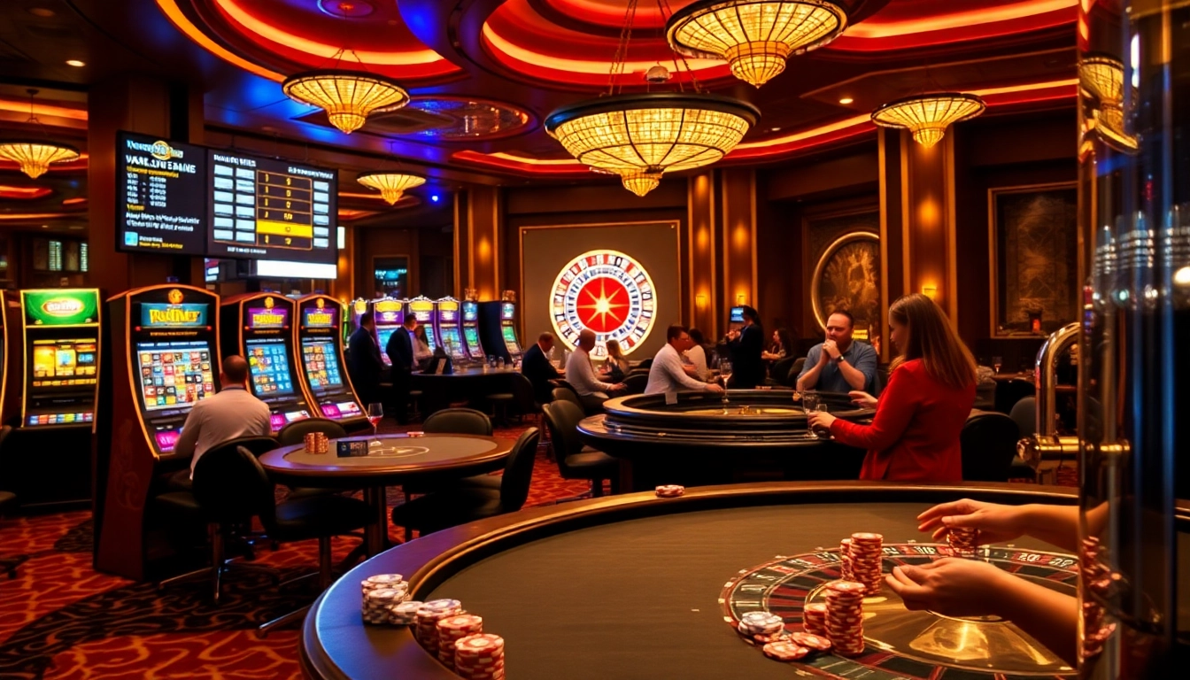 Engage with thrilling casino action at https://f168.tools/ featuring poker tables, slot machines, and lively gamers.