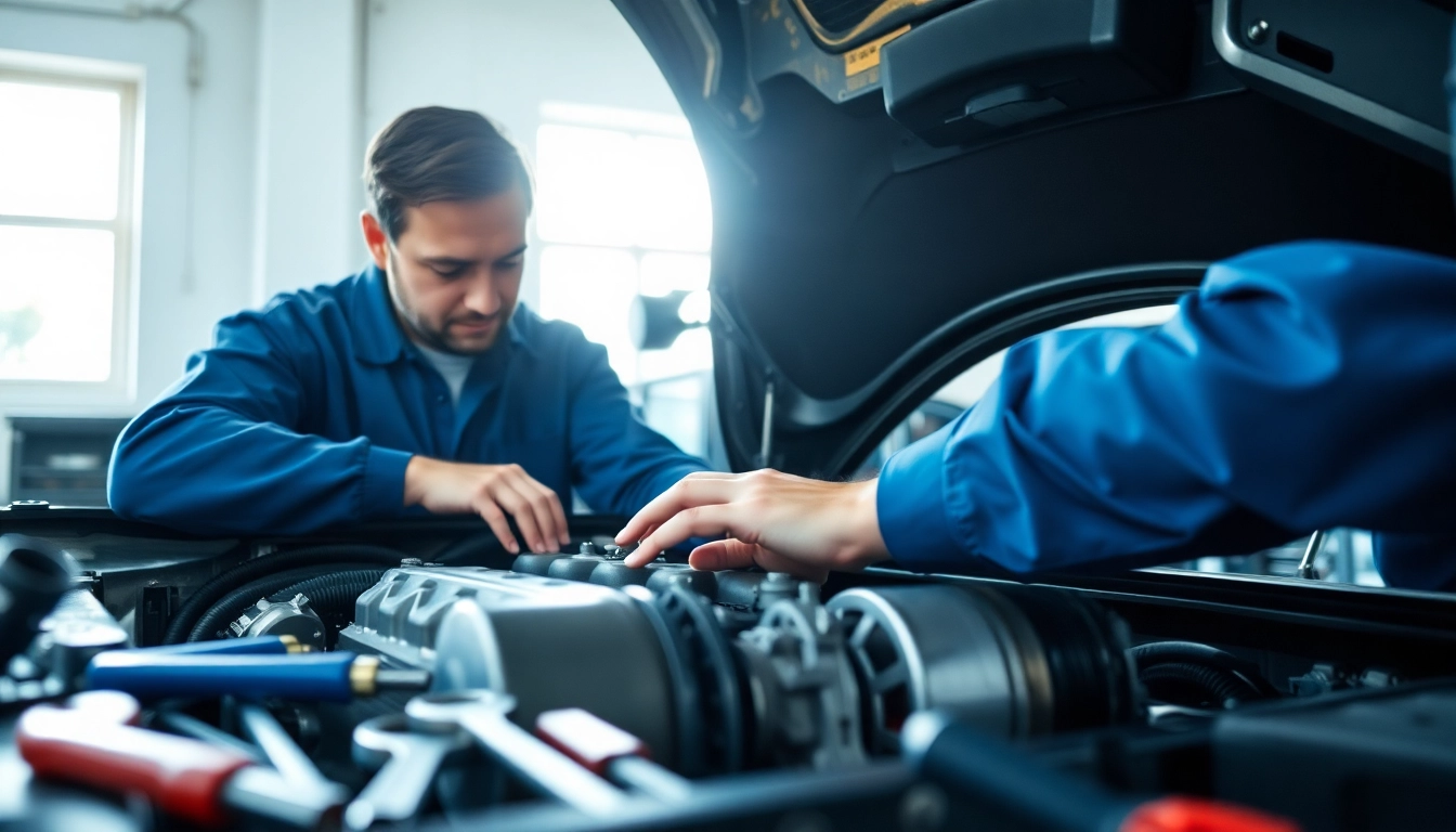 Examine what does an extended auto warranty cover and not cover with a focused mechanic inspecting an engine.