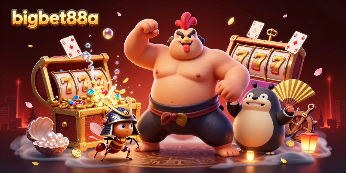 Experience bigbet88a's thrilling casino world featuring dynamic characters and exciting game elements.