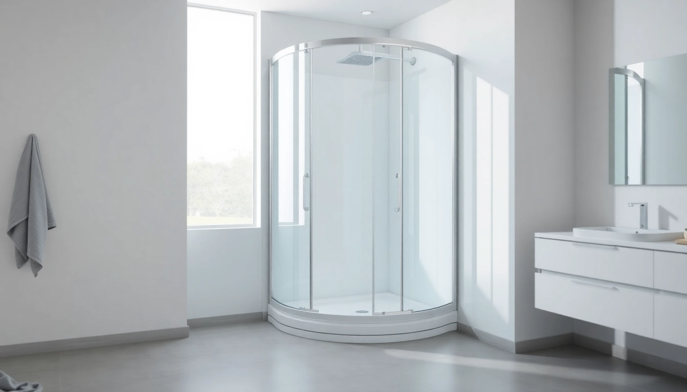 Erleben Sie die Eleganz der sonni Duschkabine in einem modernen Badezimmer mit stilvollem Design.