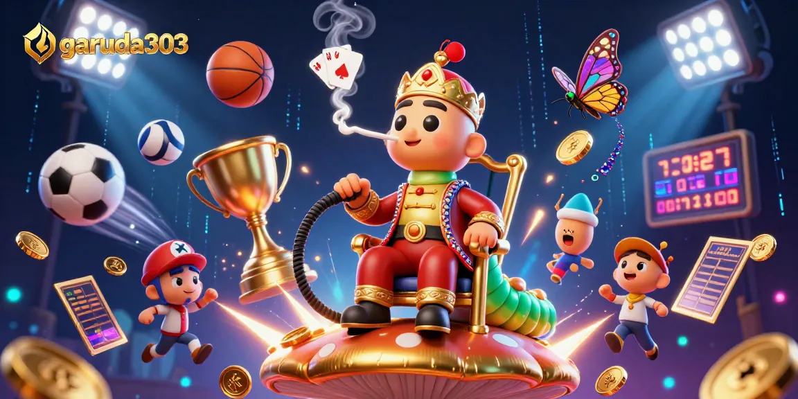 Experience the excitement of garuda303 with a vibrant illustration showcasing a unique casino scene.