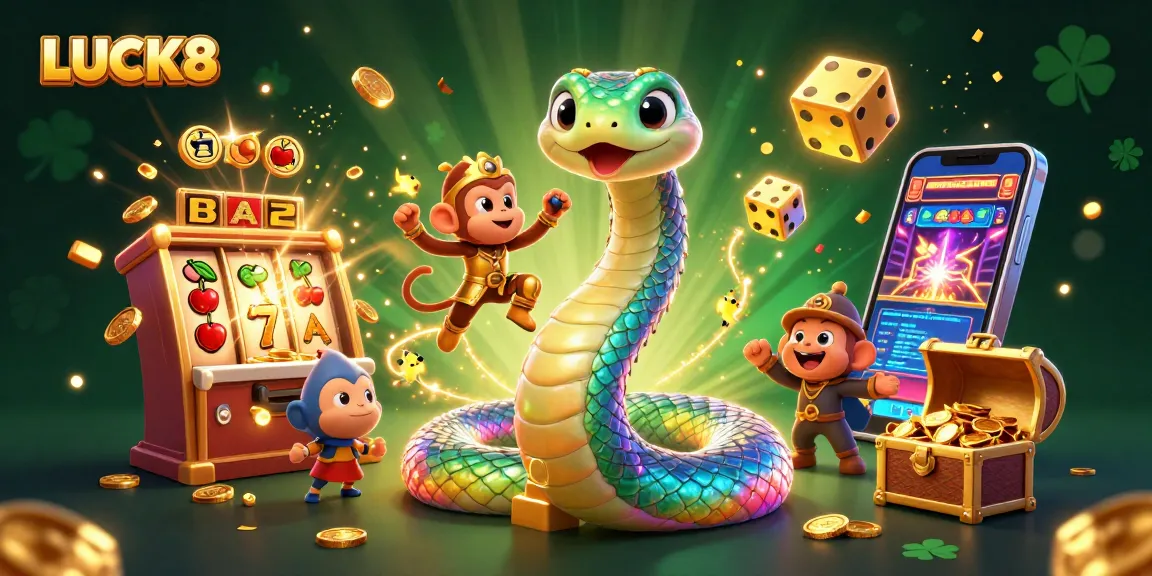 LUCK8 captivates players with vibrant gaming elements in a magical casino world.