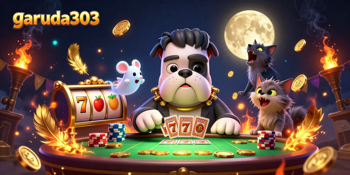garuda303 brings excitement to life with unique characters at a vibrant casino scene